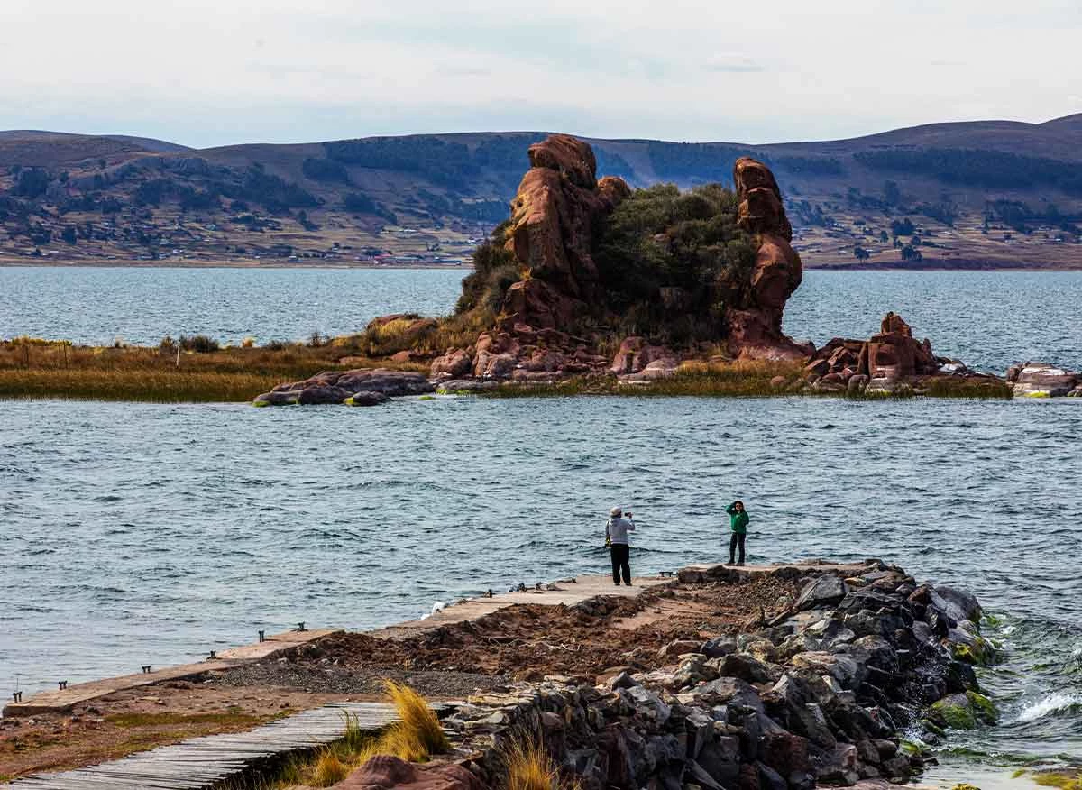 Instalaciones del Hotel Titilaka, a orillas del Lago Titicaca