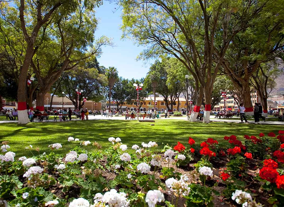 Plaza de Armas de la ciudad de Huánuco.