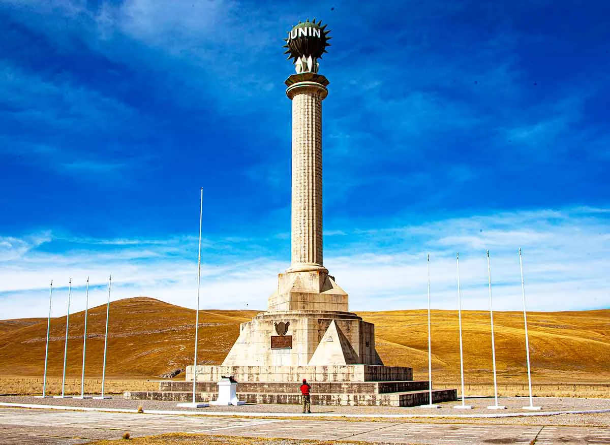 Monumento a los Vencedores de Junín en el Santuario Histórico de Chacamarca