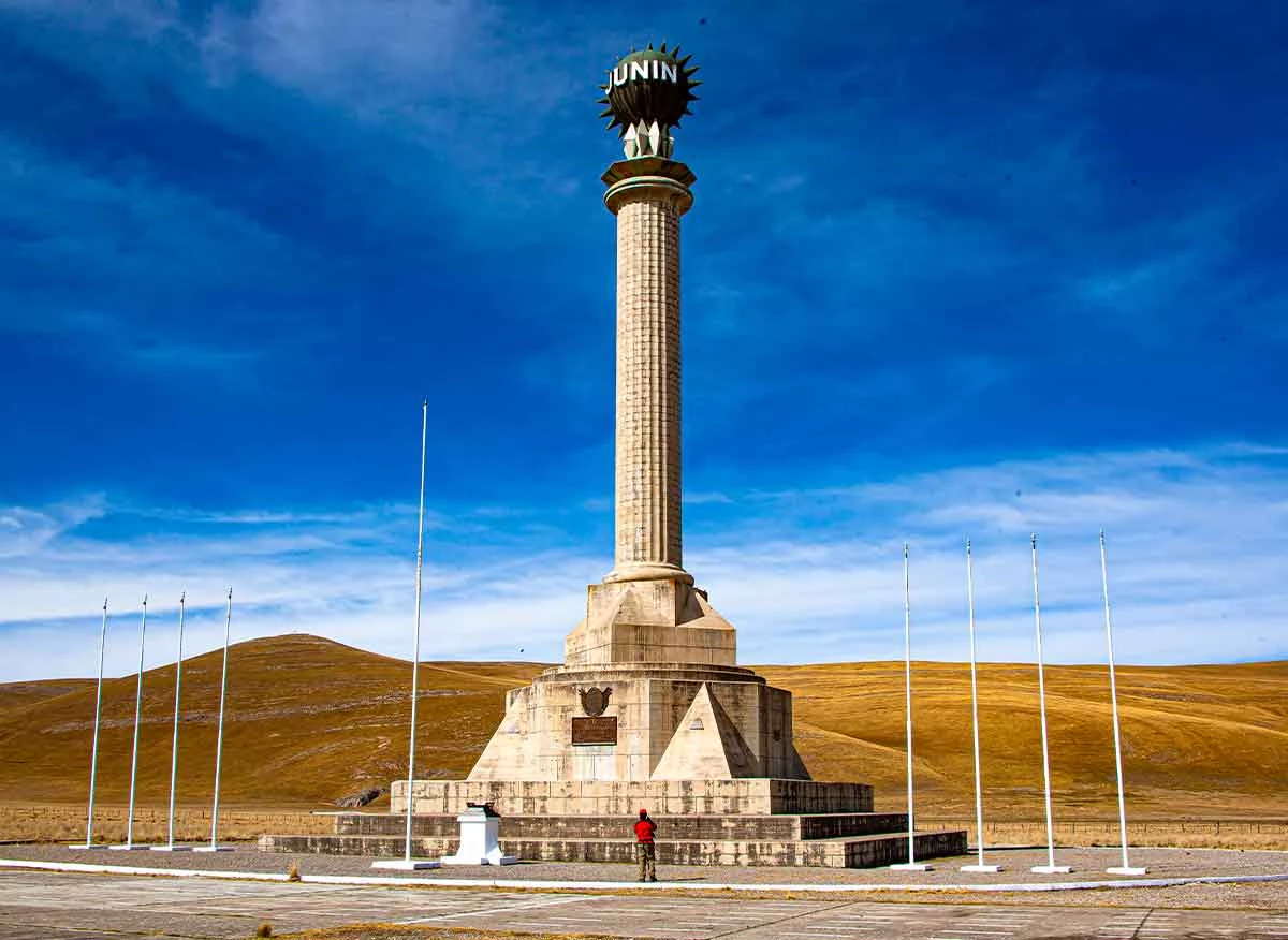 Monumento a los Vencedores de Junín en el Santuario Histórico de Chacamarca