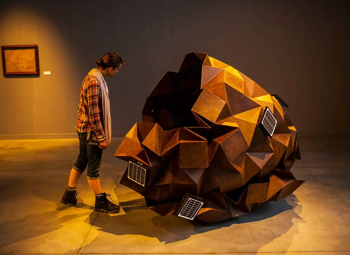 Exposición en el Museo de Arte Contemporáneo, en Barranco.