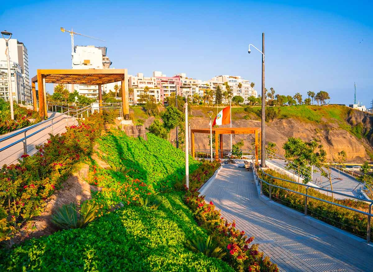 Parque Bicentenario en el Malecón de Miraflores