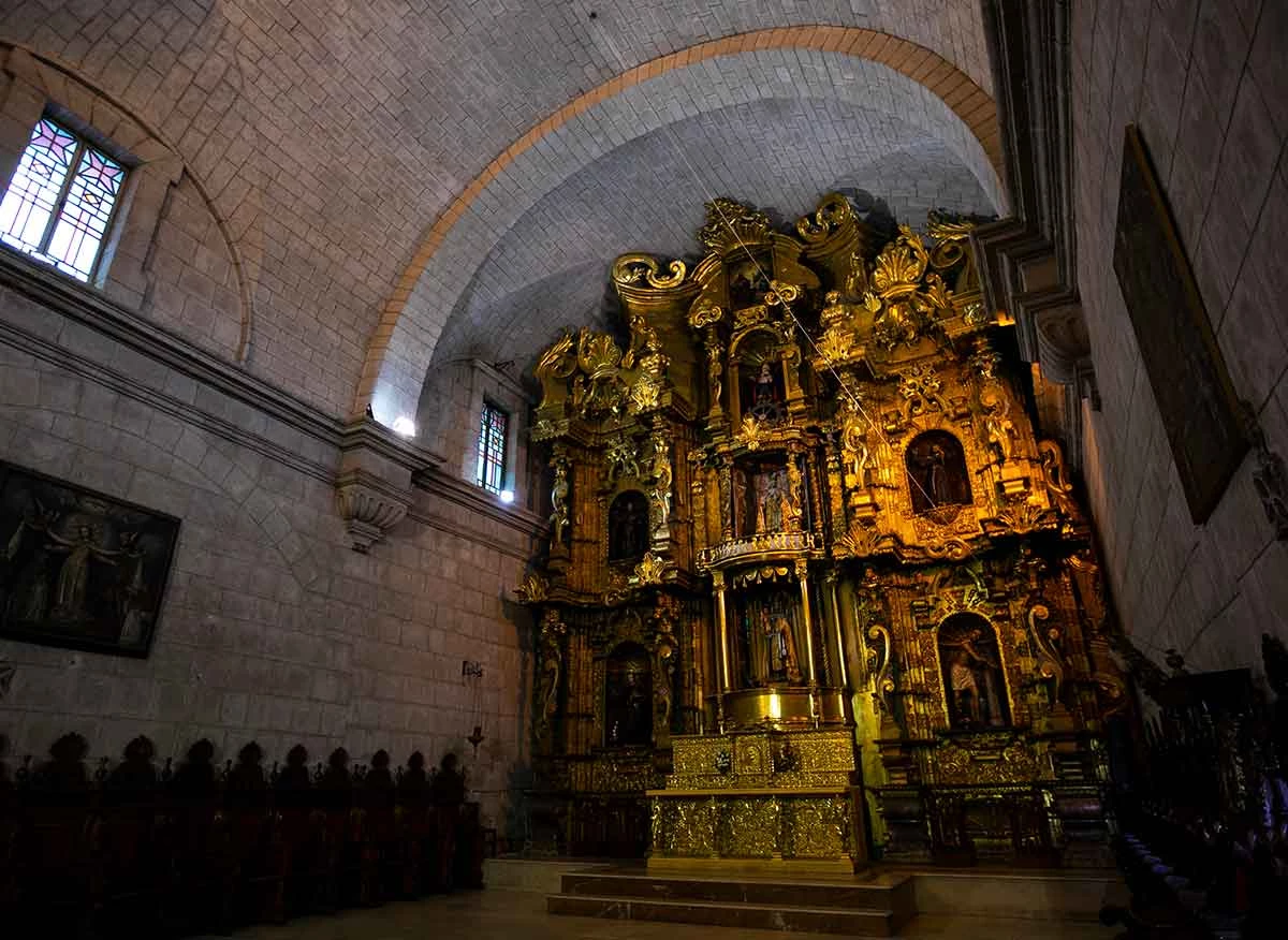 Altar mayor de la Catedral de Cajamarca
