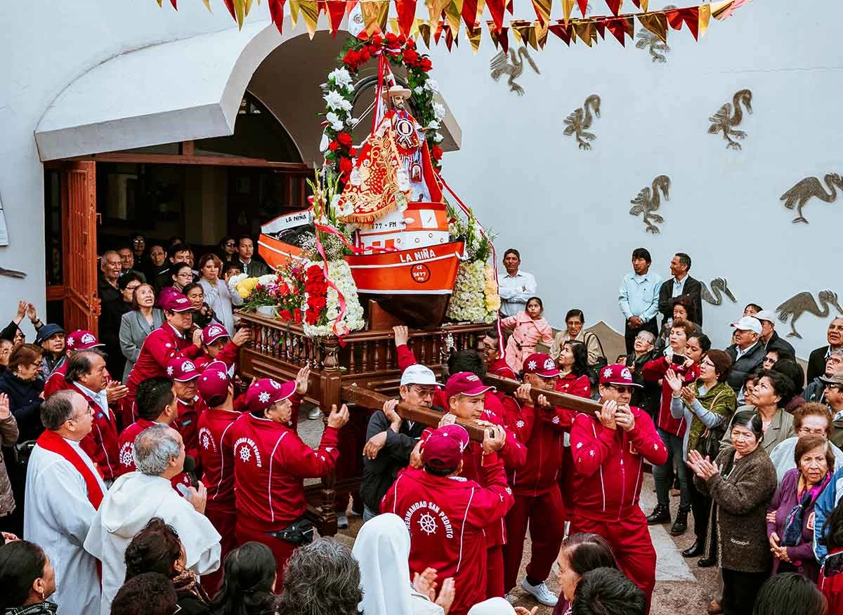 Celebración de la fiesta de San Pedrito en Chimbote