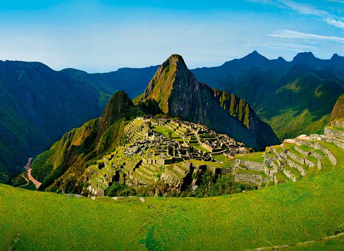 Vista panorámica de la ciudad Inka de Machupicchu
