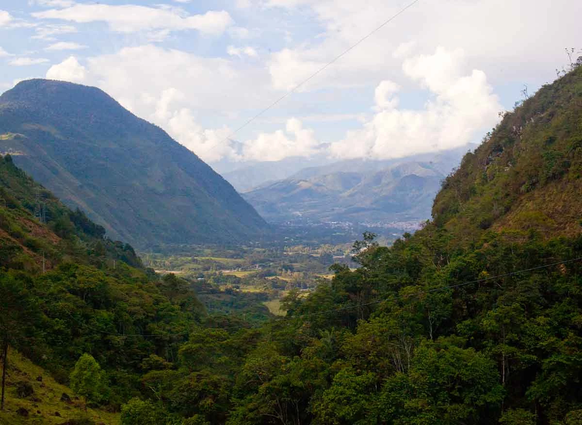 Paisaje del Parque Nacional Yanachaga - Chemillén, dentro de la Reserva de Biósfera Oxapampa-Asháninka-Yánesha.