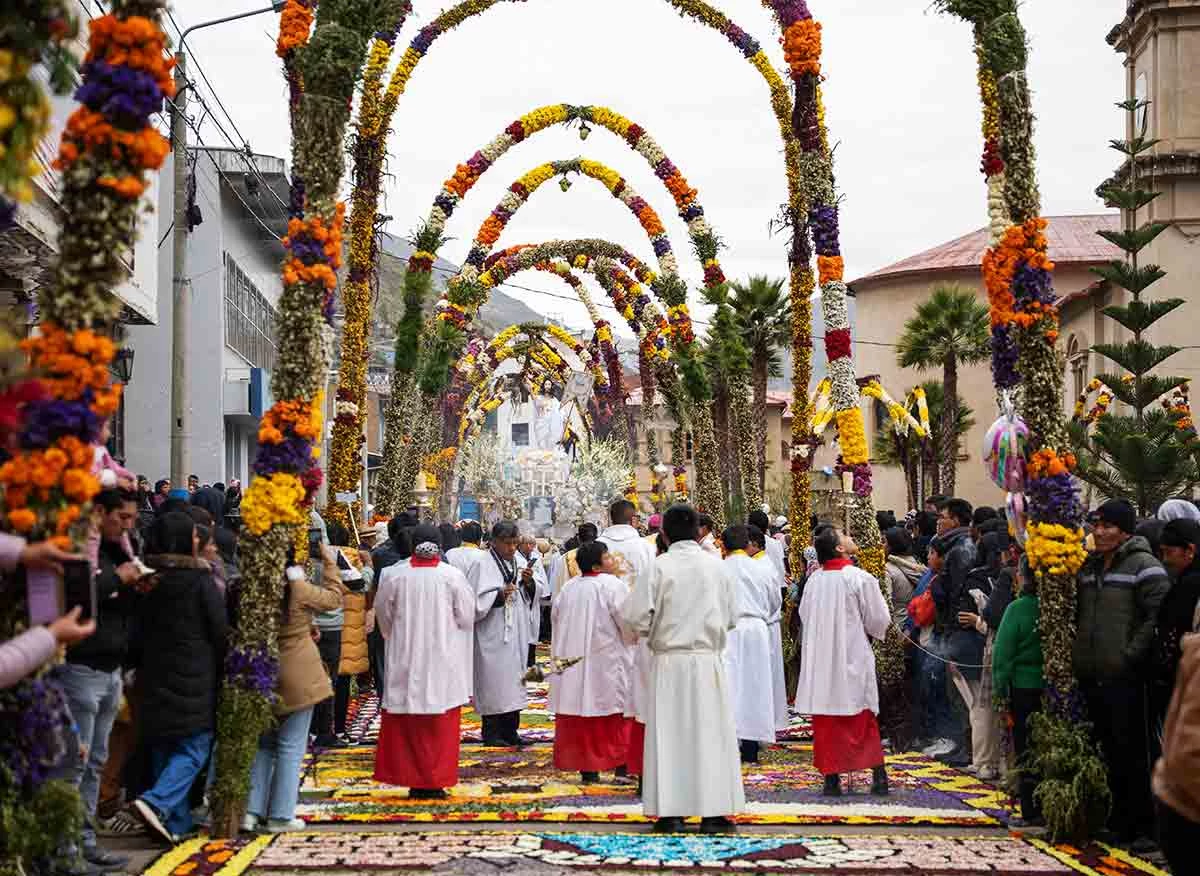 Alfombra de flores, Junín