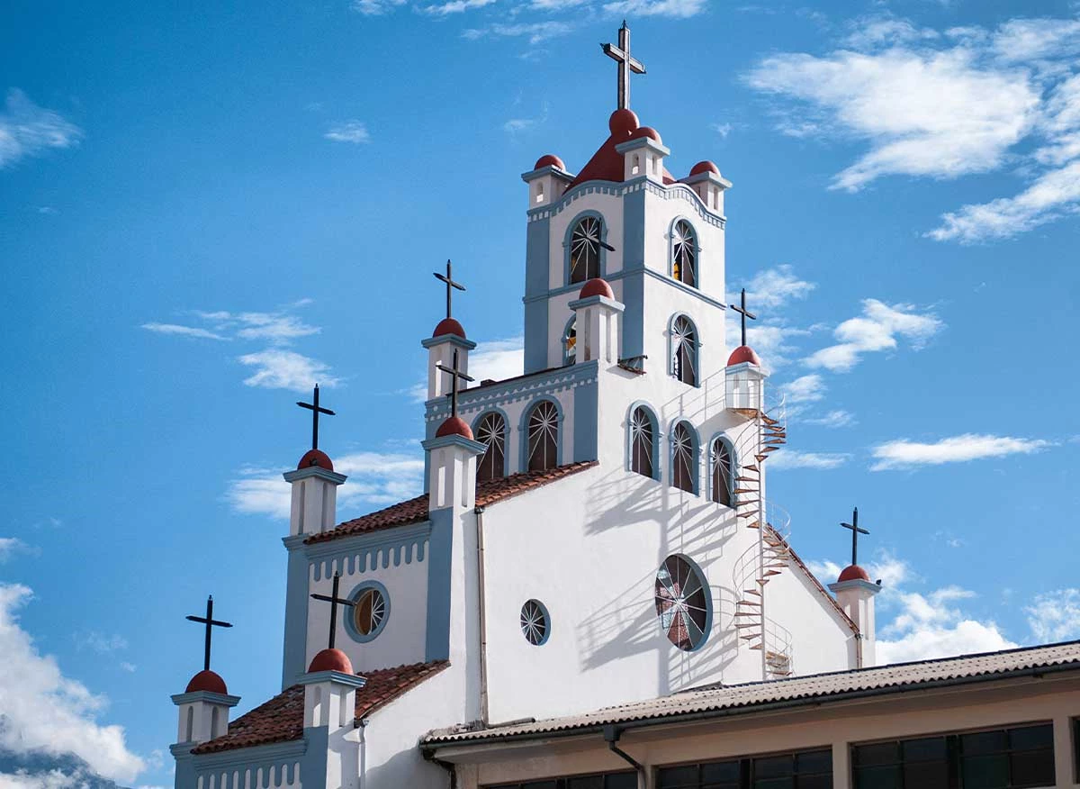 Santuario del Señor de la Soledad, en la ciudad de Huaraz.