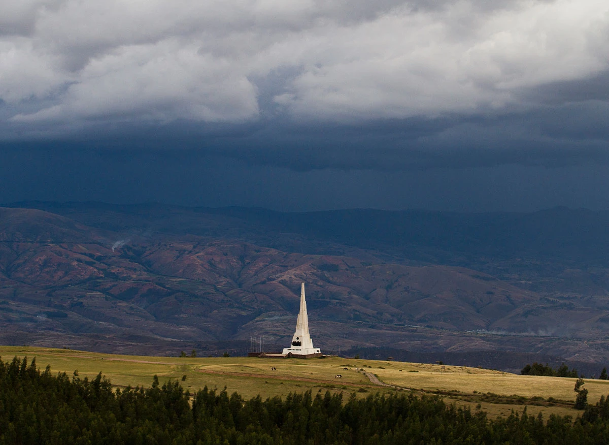 Santuario Histórico de la Pampa de Ayacucho. Distrito de Quinua.